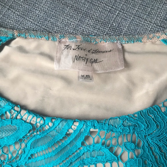 FOR LOVE &LEMONS X NASTY GAL CROP TOP - Picture 3 of 4